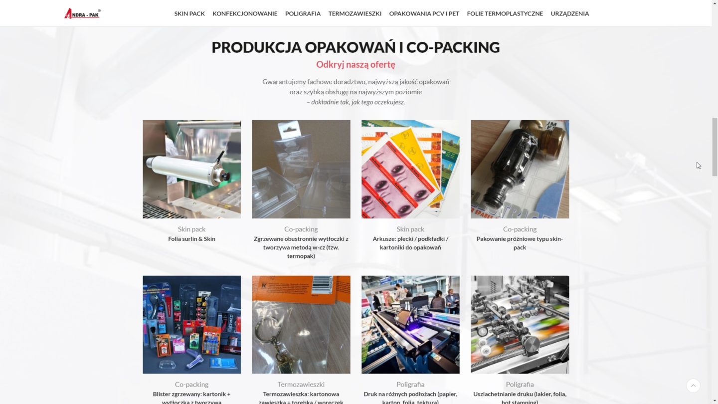 Produkcja opakowań, Co-packing i profesjonalna poligrafia – Andra Pak – Google Chrome 2019-08-21 12.51.57